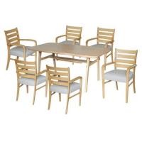 ราคา ชุดโต๊ะอาหาร 6 ที่นั่ง FURDINI PARIS สี NATURAL (1279167)