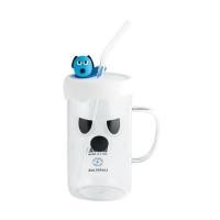 ราคา แก้วน้ำ 600 มล. LOCKNLOCK CAFE GLASS BOTTLE สีขาว (1283754)