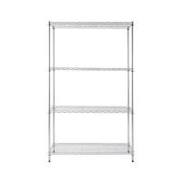 ราคา ชั้นวางของโล่ง 4 ชั้น MZG 3575150OAH449 75 ซม. สีโครเมียม (1245891)