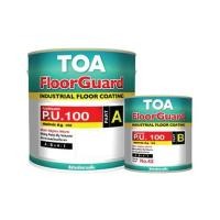 ราคา สีงานอุตสาหกรรม TOA FLOORGUARD P.U. 100 PART A+B #6002 สีเขียว 1 แกลลอน (1119242)