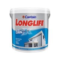 ราคา สีน้ำทาภายใน CAPTAIN LONGLIFE COOLMAX 1100 สีขาว 1 แกลลอน (1027697)