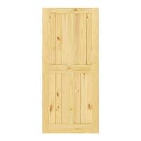 ราคา ประตูไม้สนนิวซีแลนด์ D2D ECO PINE-44 90X200 ซม. (1028658)