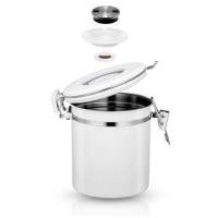 ราคา โถเก็บเมล็ดกาแฟ ETZEL สแตนเลสใส่กาแฟ สูญญากาศ กันความชื้น ขนาด 1.5L (ขาว) (888108700070)