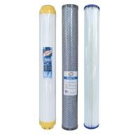 ราคา ไส้กรองน้ำ 3 ขั้นตอน PLT/CTO/RESIN TREATTON รุ่น FTT-PLTCTORSN20 ขนาด 20 นิ้ว (888111800067)