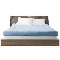 ราคา แผ่นรองนอน 3.5 ฟุต ibed รุ่นนุ่มแน่น (ลายเรียบ) หนา 4 นิ้ว Milky Blue (888113200027)