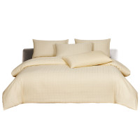 ราคา ชุดผ้าปูที่นอน 3.5 ฟุต 5 ชิ้น ibed ลายสี่เหลี่ยม Vanilla พร้อมผ้านวมถอดซัก (888113200179)