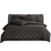 ราคา ชุดผ้าปูที่นอน 5 ฟุต 5 ชิ้น ibed ลายตาราง Dark Chocolate (888113200201)