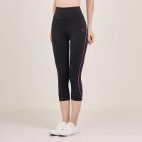 ราคา กางเกงขา 5 ส่วนเอวสูง D&P Sport DP-2786 ไซส์ S สีดำแถบชมพูเข้ม (888113600097)