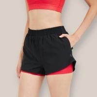 ราคา กางเกงขาสั้นมีซับใน D&P Sport DP-3255 ไซส์ L สีดำ/แดง (888113600107)