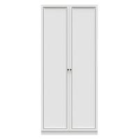 ราคา ตู้เสื้อผ้า 2 บานเปิด SB FURNITURE WARDROBE PLUS 59060304 100 ซม. สีขาว (1284188)