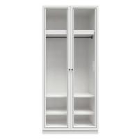 ราคา ตู้เสื้อผ้า 2 บานเปิด SB FURNITURE WARDROBE PLUS 59060305 100 ซม. สีขาว (1284206)