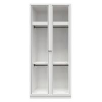 ราคา ตู้เสื้อผ้า 2 บานเปิด SB FURNITURE WARDROBE PLUS 59060307 100 ซม. สีขาว (1284205)