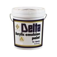 ราคา สีน้ำทาภายใน DELTA สีเทา ด้าน 5 แกลลอน (127261)
