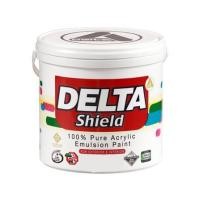 ราคา สีน้ำทาภายนอก DELTA SHIELD #199 สีขาว กึ่งเงา 1 แกลลอน (133313)