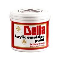 ราคา สีน้ำทาภายนอก DELTA #199 สีขาว ด้าน 1 แกลลอน (145447)