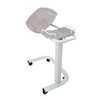 ราคา โต๊ะคร่อมเตียง ปรับหน้าโต๊ะได้ ALLWELL ENT1103C โครงสีขาว หน้าโต๊ะสีวอลนัท (888114900016)