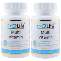 ราคา ไลฟ์ มัลติวิตามิน วิตามินรวม ชุด 2 กระปุก (888115300038)
