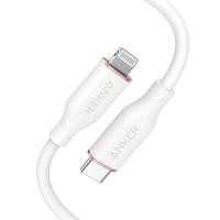 ราคา สายชาร์จเร็ว iPhone USB-C to Lightning (Anker 642 III Flow) ยาว 90cm สีขาว - AK364 (888115600042)