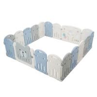 ราคา คอกกั้นเด็ก BEBEPLAY SizeL สีฟ้า-เทา-ขาว (888116100022)