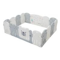 ราคา คอกกั้นเด็ก BEBEPLAY SIZE M+ สีเทา-ขาว (888116100026)