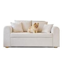 ราคา โซฟาเบด ผ้าสำหรับสัตว์เลี้ยง CCR FURNITURE รุ่น NARA (นารา) ขนาด 160 cm. สีขาว (PET382-04) (888116500015)