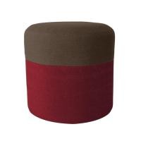 ราคา สตูลทรงกลม RENITA HOME รุ่น TWO-TONE STOOL สีน้ำตาล-แดง 40x40ซม. (888116600036)
