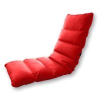 ราคา โซฟานั่งพื้นปรับได้ 3 ตำแหน่ง 6 ระดับ RENITA HOME รุ่น RINA PLUS หนัง Premium PU สีแดง 50x140ซม. (888116600063)