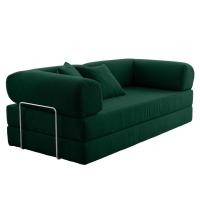 ราคา โซฟา RENITA HOME รุ่น LEKO 200x100cm. ผ้าลูกฟูกลอนใหญ่ สีเขียว (608-19) (888116600071)