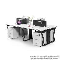 ราคา [Pre-order] โต๊ะทำงานเหล็ก PROMA-POD-08-03 สีขาว/ดำ (888126000025)