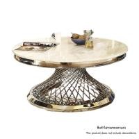 ราคา [Pre-order] โต๊ะกลาง ท๊อปหินอ่อนสังเคราะห์ Proma-CTB-06 ขาสีเงิน (888126000212)