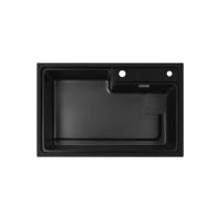 ราคา อ่างล้างจานหินแกรนิต 1 หลุม EVE PHILIP 800/520 BLACK ขนาด 80 ซม. สีดำ (888132600037)