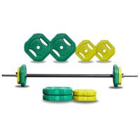 ราคา ชุดบาร์เบลยกน้ำหนัก Homefittools 10 kg (888139600116)