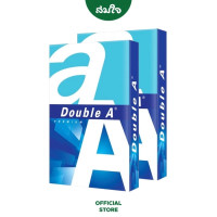 ราคา กระดาษถ่ายเอกสาร F14 80แกรม Double A 2 รีม (1 รีม/ 500 แผ่น) (888139800044)