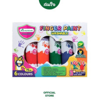 ราคา สีทามือสำหรับเด็กเล็ก Master Art ขนาด 75มล. จำนวน 6 สี (888139800182)