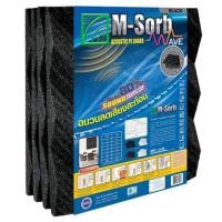 ราคา ฉนวน PE ลดเสียงสะท้อน MPE M-SORB WAVE หนา 40 มม. 60X60 ซม. สีดำ (แพ็ก 4 ชิ้น) (1163576)