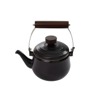 ราคา กาน้ำชาเคลือบอีนาเมล Barebones สีชาโคล (888132900094)