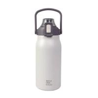 ราคา ขวดน้ำสเตนเลส 1.3 ลิตร SUPER LOCK STRAW สีขาว (1244559)