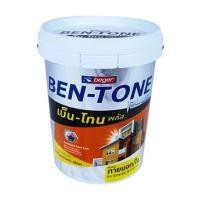 ราคา สีน้ำทาภายนอก ชนิดด้าน BEGER BENTONE E001 สีขาว 5 แกลลอน (273928)