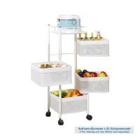 ราคา [Pre-order] ชั้นวางของ 4 ชั้น มีล้อ PROMA-RACK002W (888126000051)