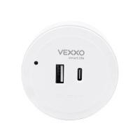ราคา เต้ารับไร้สาย VEXXO USB TYPE A/C APB-0020 10 วัตต์ สีขาว (1280071)