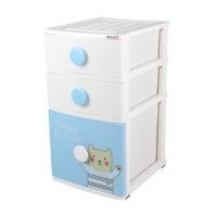 ราคา ตู้ลิ้นชัก 3 ชั้น STACKO B42 TINY 42X47X72 ซม. สีขาว/ฟ้า (1224070)