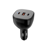 ราคา หัวชาร์จในรถ 165W 3 พอร์ตชาร์จ ZTEC Car Charger ZV1651 สีดำ (รองรับชาร์จเร็ว PD3.1 , PPS , QC4.0) (888143700030)