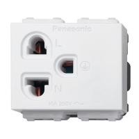 ราคา เต้ารับเดี่ยว 3 ขา มีกราวด์ PANASONIC WEGN 1191 สีขาว (1156378)
