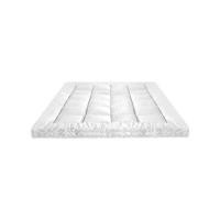 ราคา ท็อปเปอร์ 3.5 ฟุต KAWA ลายตาราง หนา 4 นิ้ว สีขาว (1276039)