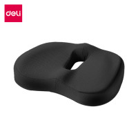 ราคา เบาะรองนั่งเพื่อสุขภาพ Deli VS761-BK-01 สีดำ (888134600082)