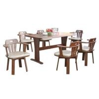 ราคา ชุดโต๊ะอาหาร 6 ที่นั่ง GROWN YAMAHA สี LIGHT WALNUT (1170964)