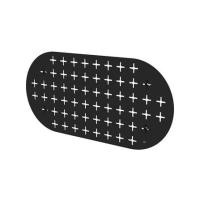 ราคา แผ่นเหล็กติดผนัง SPACEMAKER 84.6X2.2X40.5 ซม. สีดำ (1284120)