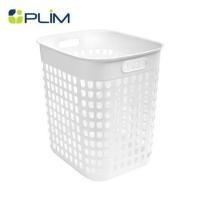 ราคา ตะกร้าผ้าเหลี่ยมสูง PLIM AVA BK-112 สีขาว (1284646)