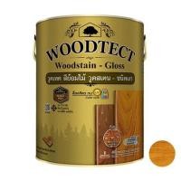 ราคา สีย้อมไม้ ชนิดเงา WOODTECT WOOD STAIN 101 สีไม้สัก 1 แกลลอน (251793)