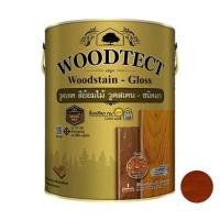 ราคา สีย้อมไม้ ชนิดเงา WOODTECT WOODSTAIN WG-104 สีไม้มะค่า 1 แกลลอน (1000787)